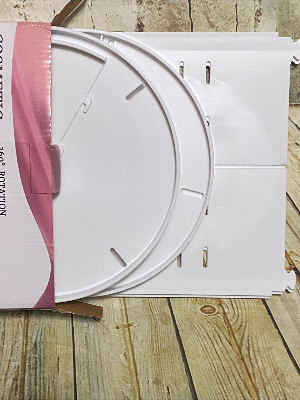360° Rotation Makeup Organizer - White - Picture 4 of 7